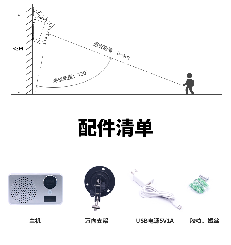 WT-ES1戶外語音播放器